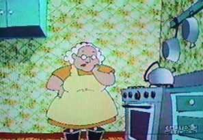 Muriel wonders WHERE her pie went to!