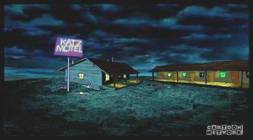 The Katz Motel (looks a bit like the Bates Motel in "Psycho", doesn't it?)