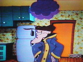 Every cloud has a silver lining...except the one over Eustace's head!