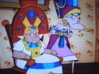 Muriel and Eustace...the queen and her guard?