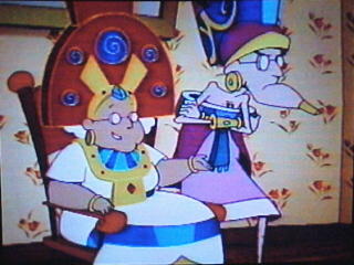 Muriel is pleasant as usual...Eustace still doesn't look happy!
